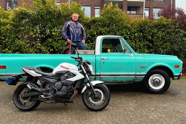 Thijmen uit Loosdrecht is geslaagd bij MotoJon Motorrijschool