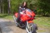Fiona uit Hilversum is geslaagd bij MotoJon Motorrijschool