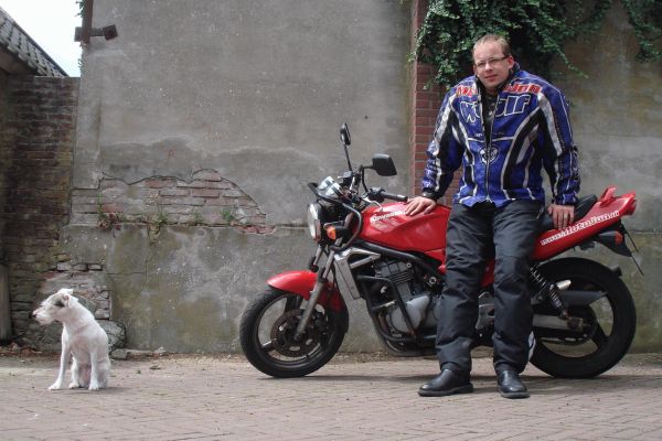 Jan-Willem uit Baarn is geslaagd bij MotoJon Motorrijschool