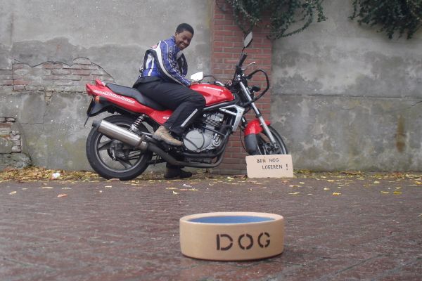 Alethea uit Hilversum is geslaagd bij MotoJon Motorrijschool