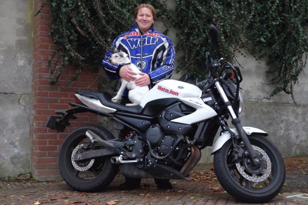 Erwin uit Loosdrecht is geslaagd bij MotoJon Motorrijschool