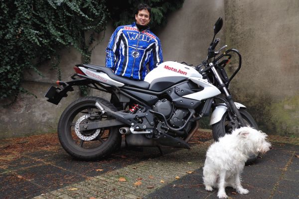Jordi uit Hilversum is geslaagd bij MotoJon Motorrijschool