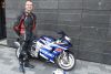 Ljuban uit Hilversum is geslaagd bij MotoJon Motorrijschool
