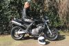 Anne uit Hilversum is geslaagd bij MotoJon Motorrijschool