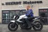 Rebecca uit Baarn is geslaagd bij MotoJon Motorrijschool