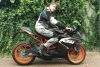 Rick uit Weesp is geslaagd bij MotoJon Motorrijschool