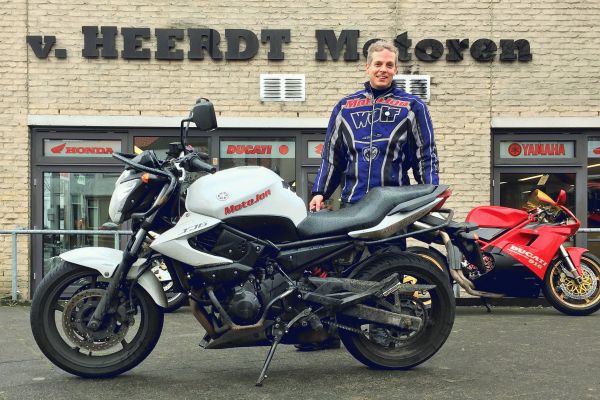 Jerre uit Hilversum is geslaagd bij MotoJon Motorrijschool