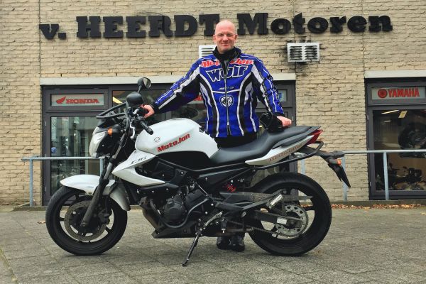 Michiel uit Hilversum is geslaagd bij MotoJon Motorrijschool