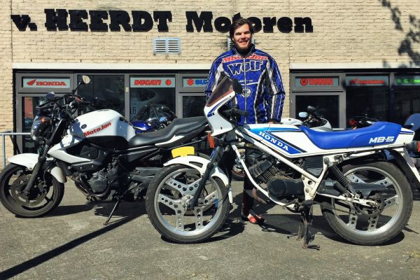Edwin uit Hilversum is geslaagd bij MotoJon Motorrijschool