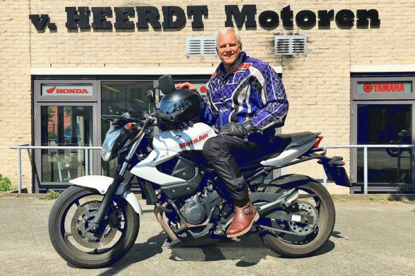 Leo uit Kortenhoef is geslaagd bij MotoJon Motorrijschool