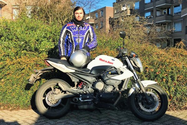 Paul  uit Soest is geslaagd bij MotoJon Motorrijschool