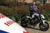 Robin uit Kortenhoef is geslaagd bij MotoJon Motorrijschool