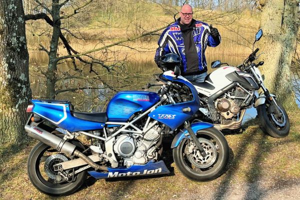 Wim uit Hilversum is geslaagd bij MotoJon Motorrijschool