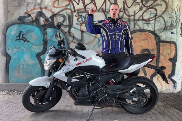 Jop uit Almere is geslaagd bij MotoJon Motorrijschool