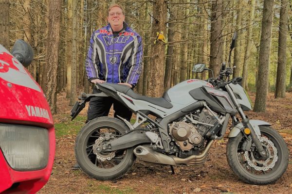 Kjeld uit Hilversum is geslaagd bij MotoJon Motorrijschool