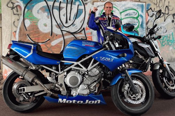 Patrick uit Hilversum is geslaagd bij MotoJon Motorrijschool