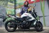 Lisa uit Hilversum is geslaagd bij MotoJon Motorrijschool