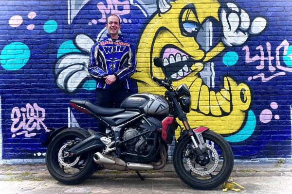 Karsten uit Baarn is geslaagd bij MotoJon Motorrijschool
