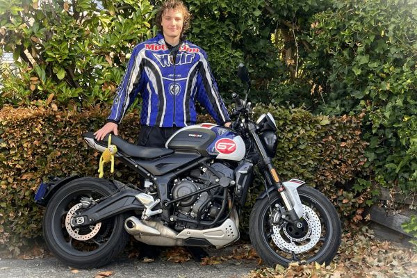 Koen uit Blaricum is geslaagd bij MotoJon Motorrijschool