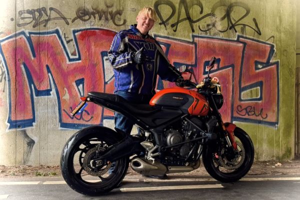 Bert uit Bilthoven is geslaagd bij MotoJon Motorrijschool