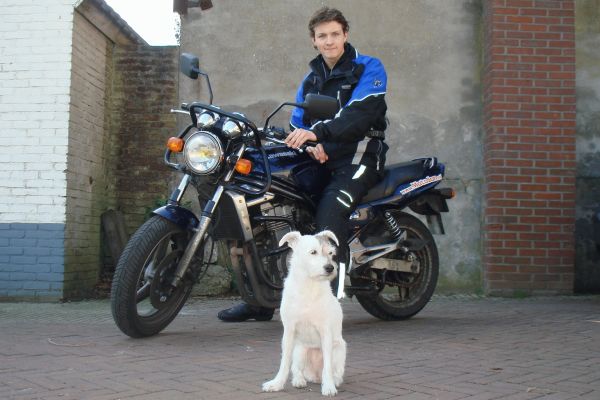 Bart uit Hilversum is geslaagd bij MotoJon Motorrijschool