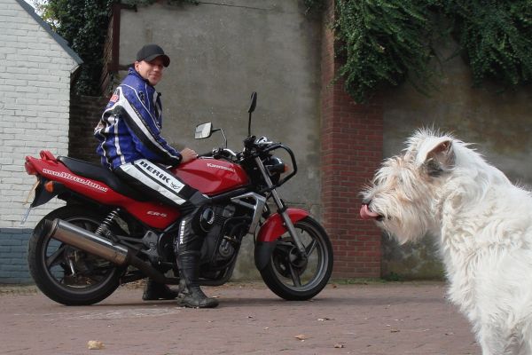 Colin uit Bussum is geslaagd bij MotoJon Motorrijschool