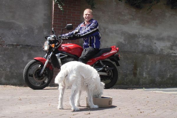Lars uit Hilversum is geslaagd bij MotoJon Motorrijschool