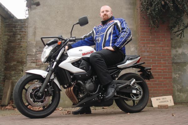 Rafał uit Hilversum is geslaagd bij MotoJon Motorrijschool
